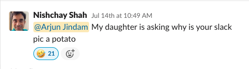 People asking me about the potato